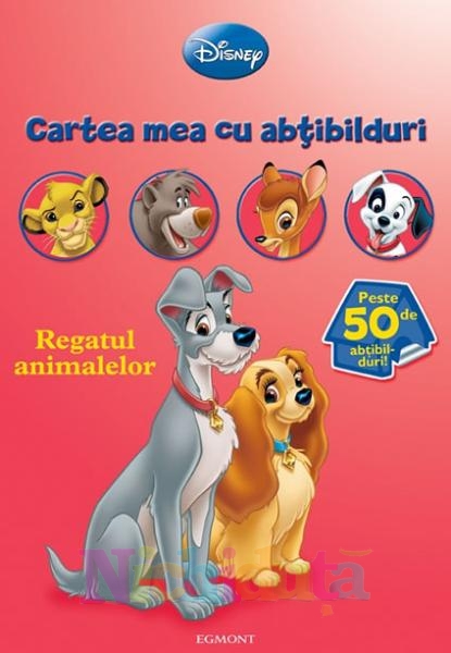 Carte cu abtibilduri Regatul animalelor