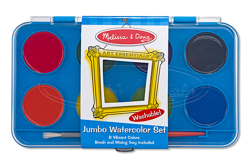 Acuarele Jumbo set de 8 culori cu pensula