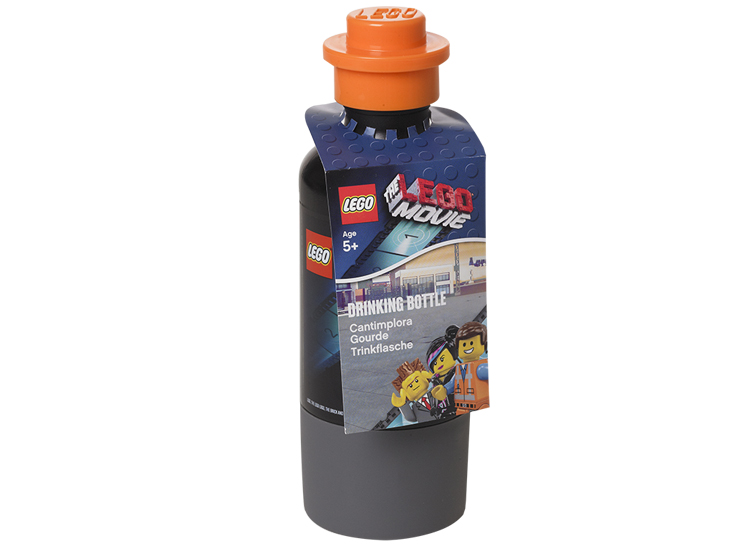 Sticla apa LEGO Movie negru cu portocaliu