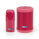 Set hranire termos alimente 500 ml si lingurita cu furculita Colours and Flavours BebeduE 80175