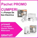 Pachet Pompa De San Electrica + Incalzitor Electric Pentru Biberoane CADOU