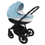 Carucior copii 3 in 1 Bexa Royal Ciel Cadru negru