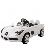 Masinuta electrica Mercedes McLaren Limited Edition White roti din cauciuc si telecomanda
