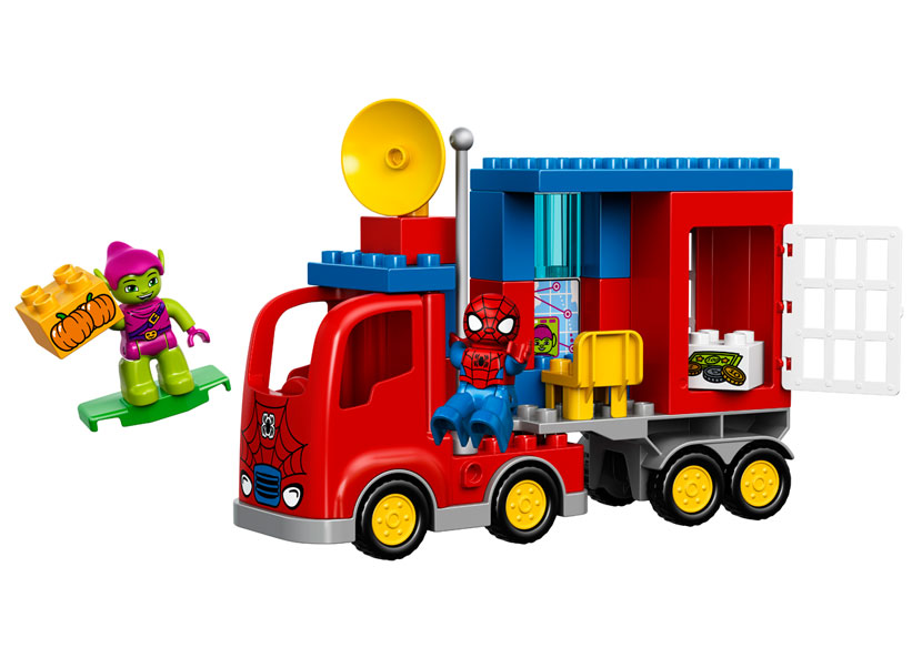 Aventura Omului Paianjen cu camionul sau Lego Duplo
