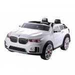Masinuta electrica cu doua locuri si roti din cauciuc Impress Jeep Alb