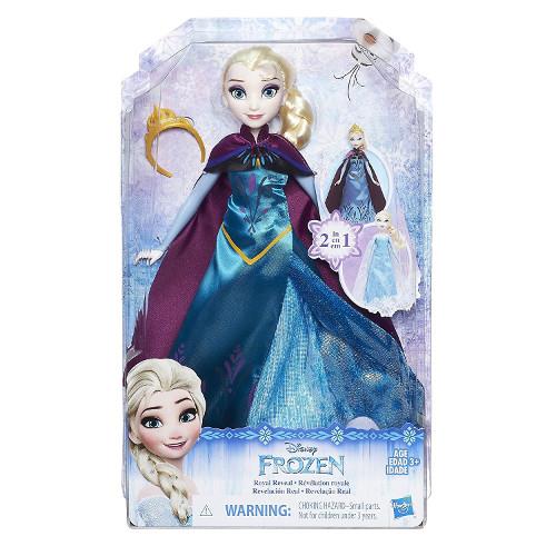 Papusa Elsa cu rochita 2 in 1 Disney Frozen