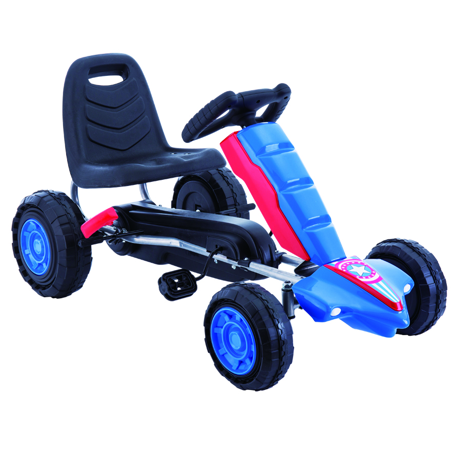 Kart cu pedale pentru copii Captain Blue