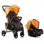 Carucior 2 in 1 cu scaun de masina Verona Yellow