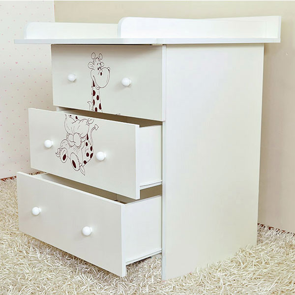 Comoda Giraffe White Comoda Giraffe White