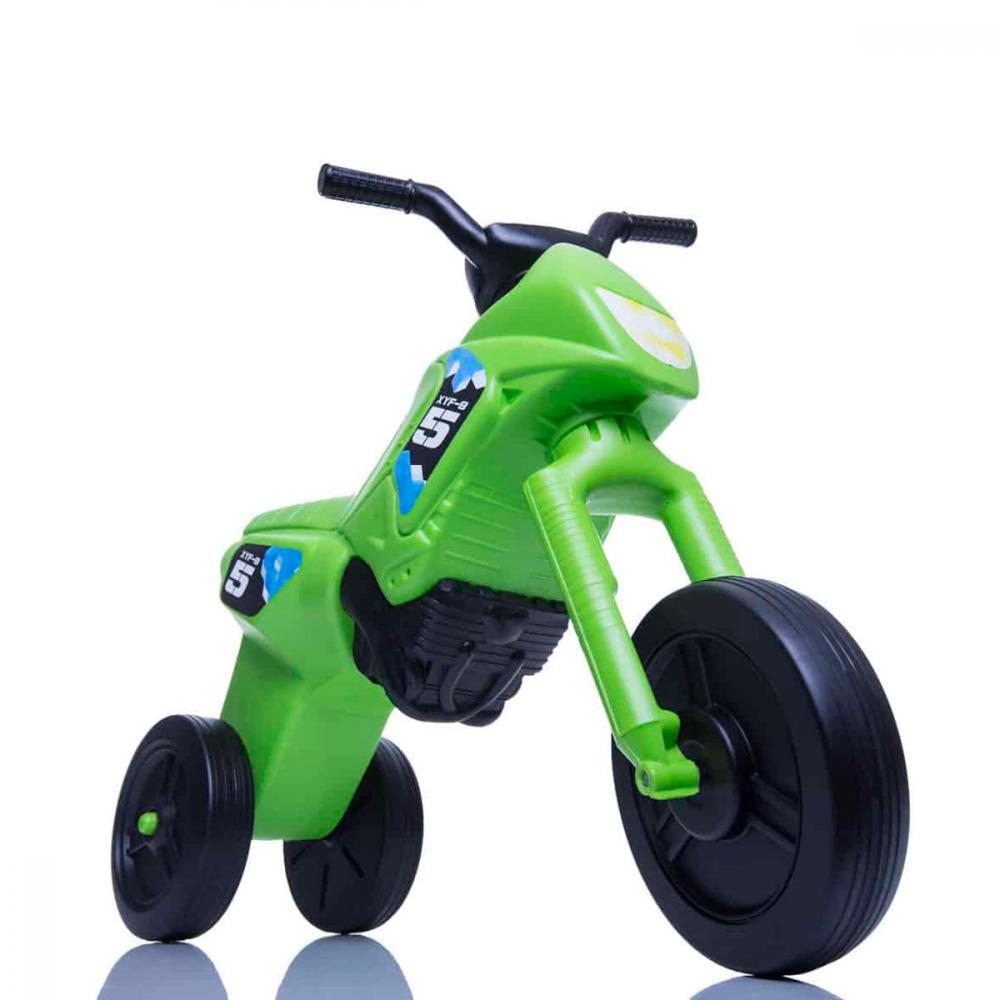 Tricicleta fara pedale Enduro Maxi verde-negru