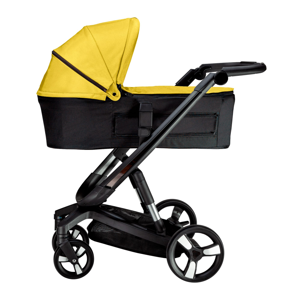 Carucior Bebumi Space 3 in 1 Yellow cadru negru
