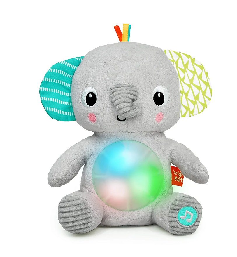 Jucarie interactiva Bright Starts hug a bye baby elephant