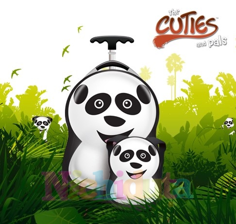 Ghiozdan si valiza cheri the panda