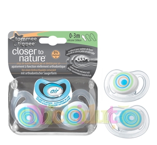 Suzete c-air 0-3l x 2 buc tommee tippee