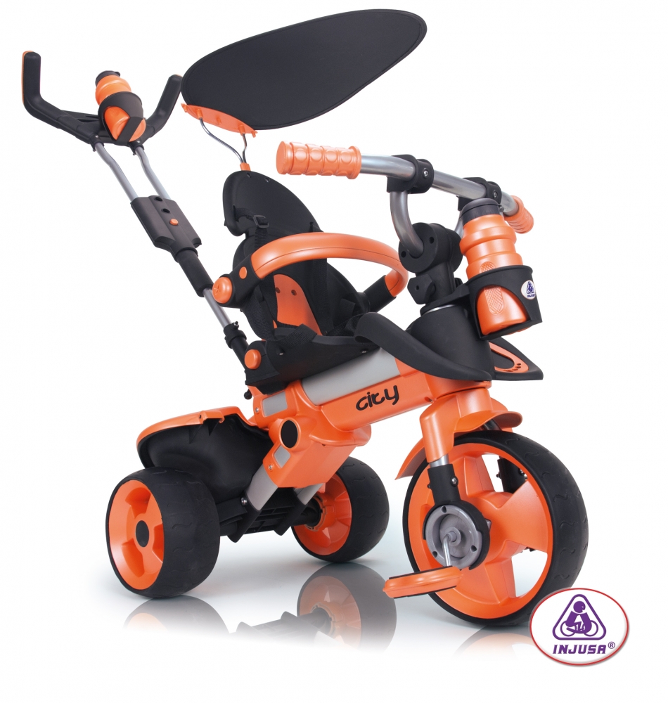 Tricicleta pentru copii Injusa City Orange