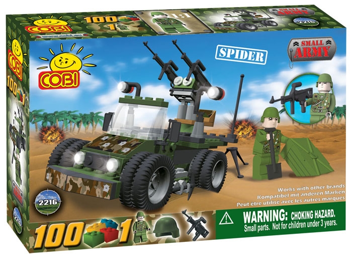 Set de construit vehicul militar Spider - Cobi