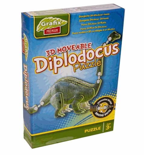 Puzzle 3D DIPLODOCUS - Grafix