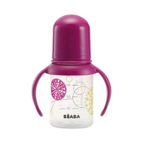 Beaba biberon 140 ml cu maner - trendy gipsy