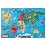 Puzzle de podea Harta Lumii