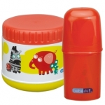 Set hranire termos alimente 300 ml si lingurita cu furculita Savanna BebeduE 1910