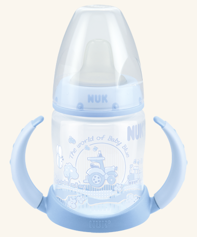 Biberon pp 150ml cu 2 toarte si adaptor pt. baut, +6l first choice