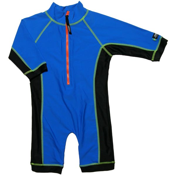 Costum de baie blue black marime 74- 80 protectie UV Swimpy