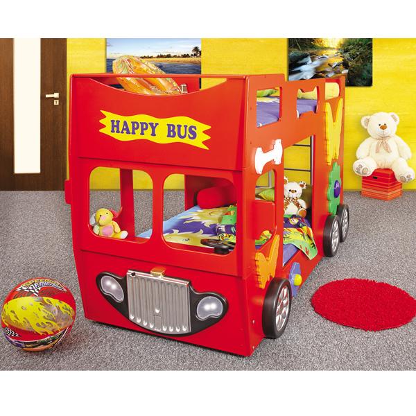 Patut in forma de masina happy bus rosu