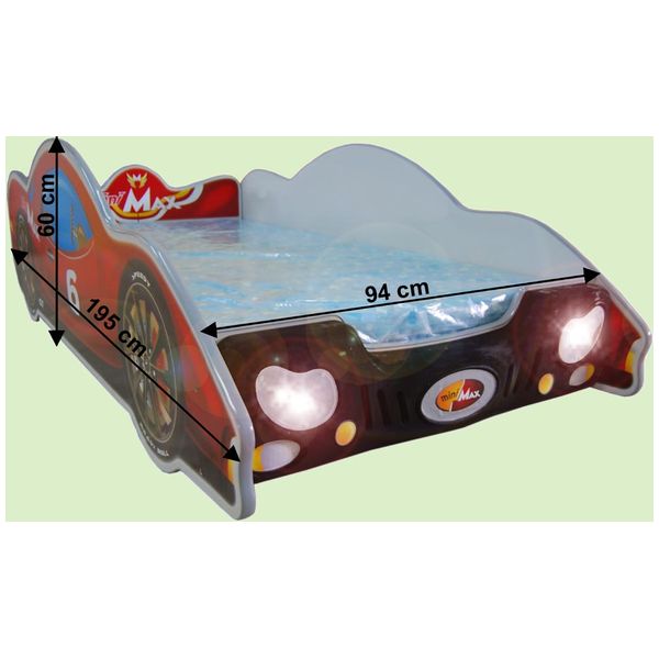 Patut in forma de masina minimax albastru