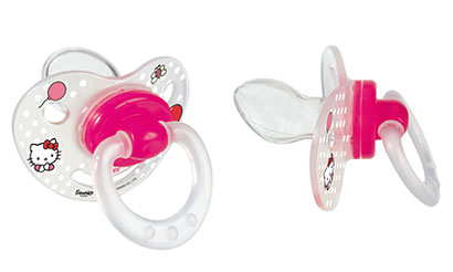 Set 2 suzete silicon mar.2 (6-18l) hello kitty