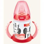 Biberon FC din PP 150 ml cu 2 toarte si adaptor din silicon, + 6 luni Mickey Mouse