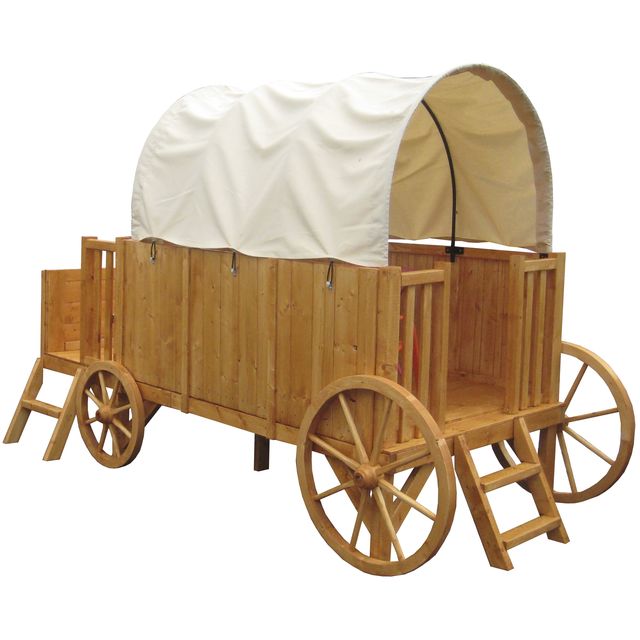 Casuta din lemn Chariot de JESSY imagine