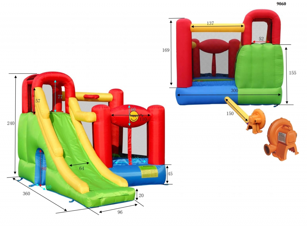 Saltea Gonflabila Happy Hop Play Center 6 in 1 - 2 | YEO