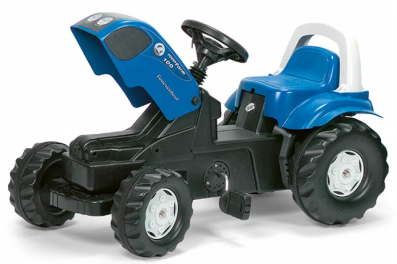 Tractor cu pedale Rolly Toys Kid Landini cu remorca - 1