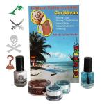 Set tatuaje temporare germane (glitter tattoos) CARIBBEAN Eulenspiegel ST730539EULGT