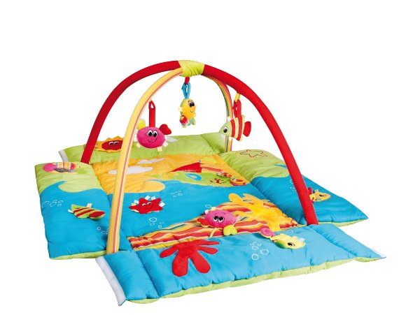 Covoras de joaca multifunctional 3 in 1 colourful ocean