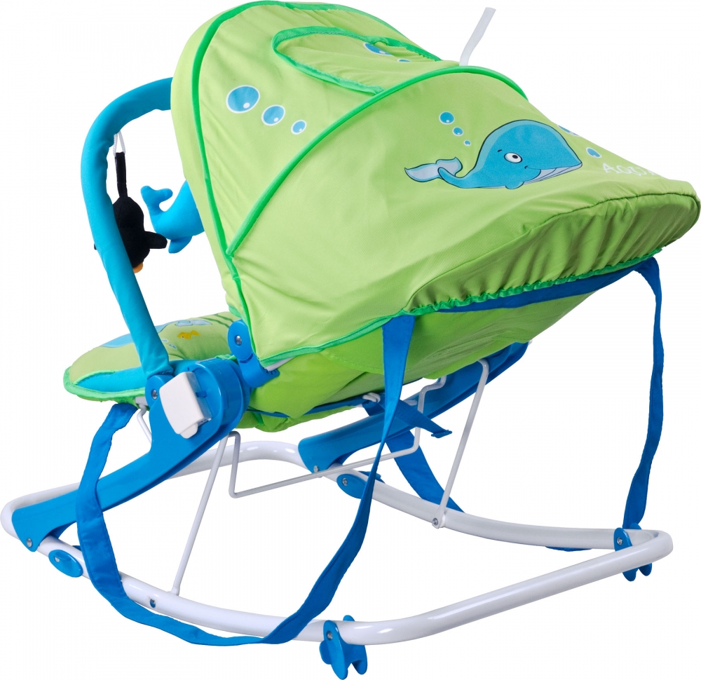 Sezlong balansoar caretero aqua verde