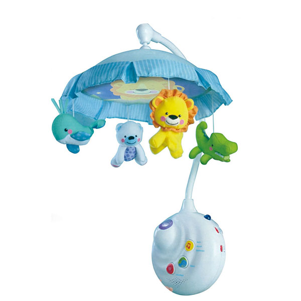 Carusel musical cu proiector smart baby animals