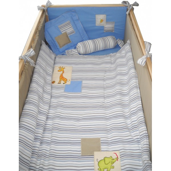 Lenjerie de pat 3 piese 140x70 cm peticel