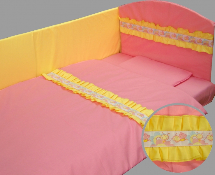 Lenjerie de pat 3 piese 140x70 cm prieteni somnorosi