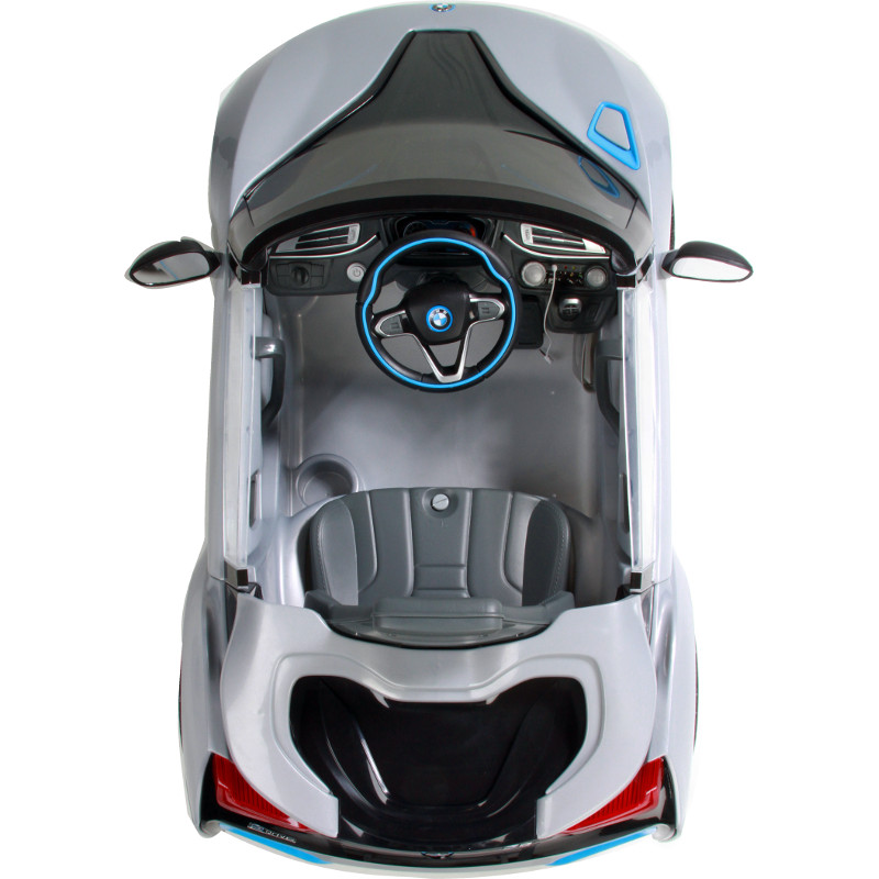 Masinuta electrica bmw i8 gri cu telecomanda
