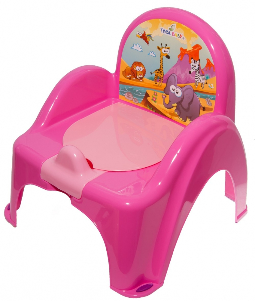 Mini toaleta Tega Baby Safari muzicala roz Baby imagine noua responsabilitatesociala.ro