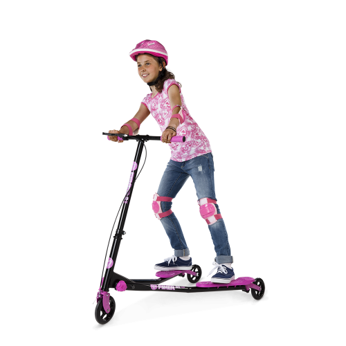 Trotineta y volution fliker air a3 black pink