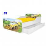 Patut Nobiko Small Kwadra 140 x 70 cu saltea si sertar