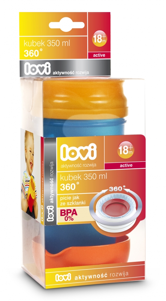 Canita lovi 360 activ 350 ml albastru