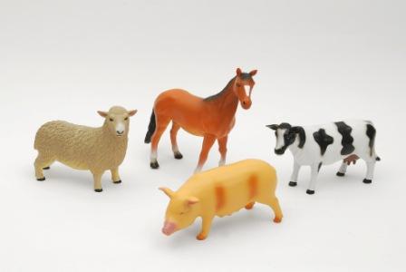 Set ferma animalelor 25 cm div modele