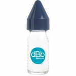 Biberon sticla 110 ml Regul Air tetina anticolici din cauciuc NN 0-4 luni marine dBb Remond