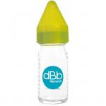 Biberon sticla 110 ml Regul Air tetina anticolici din silicon NN 0-4 luni verde dBb Remond