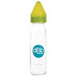 Biberon sticla 240 ml, Regul Air, tetina anticolici din silicon NN 0-4 luni (verde)