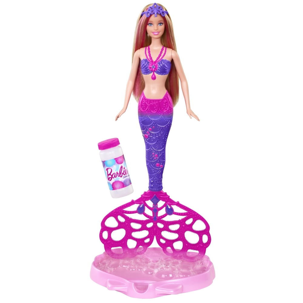 Papusa Barbie Sirena si Baloane de sapun