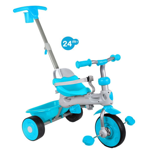 Tricicleta Baby Trike 4 in 1 Deluxe Aqua